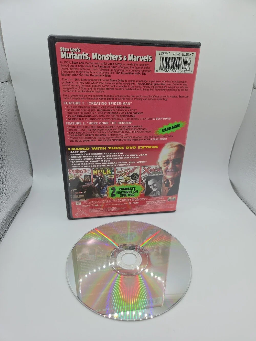 Stan Lee's Mutants, Monsters and Marvels (DVD, 2002, Colombia Tristar)